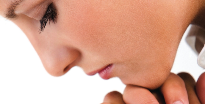 Woman in prayer