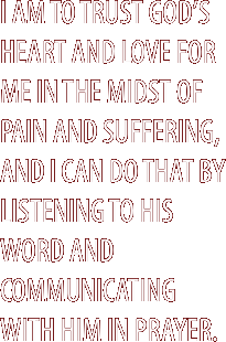 I AM TO TRUST GOD’S
